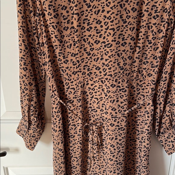 Leopard Print Button-Up Dress - Picture 4 of 4